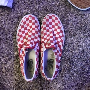 red checkered vans